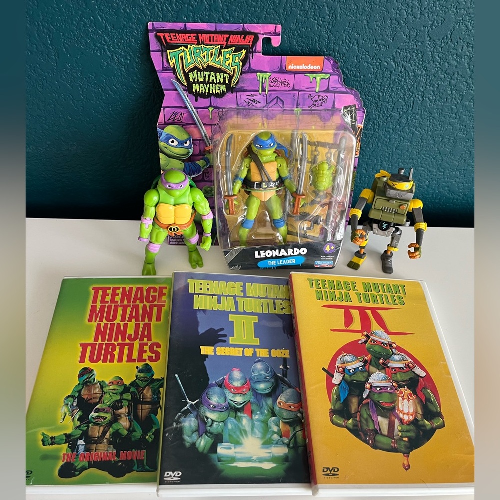 TMNT Teenage Mutant Ninja Turtles Action Toys Donatello Leonardo